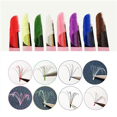 Pestanyes de color Easy Fan Volume